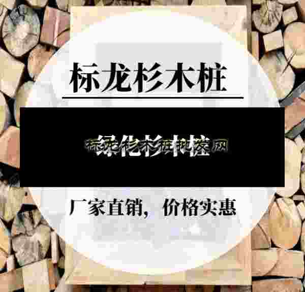 2.5m-19cm淮安驳岸围堰杉木桩林场直销报价